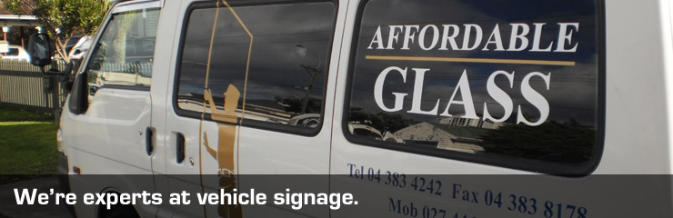 We're experts at vehicle signage.